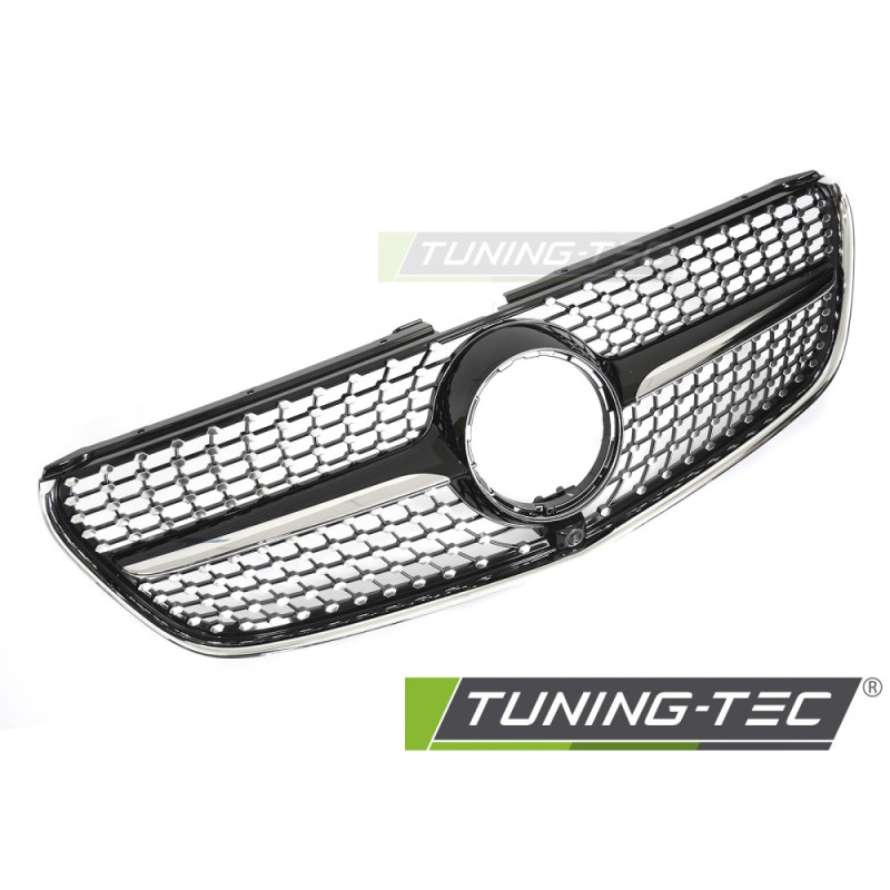 Griglia Frontale Cromato Nero per Mercedes-Benz V-class W447 2014-2019 (Cod. TT-GRMEF9)
