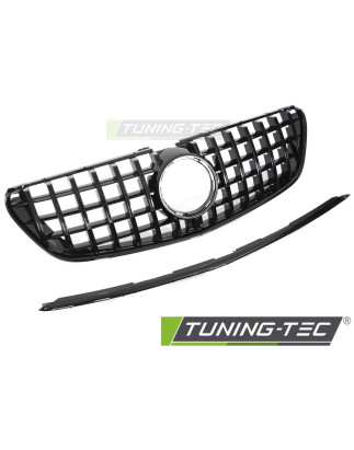 Griglia Frontale Nero Lucido Nero per Mercedes-Benz V-class W447 2014-2019 (Cod. TT-GRMEF8)