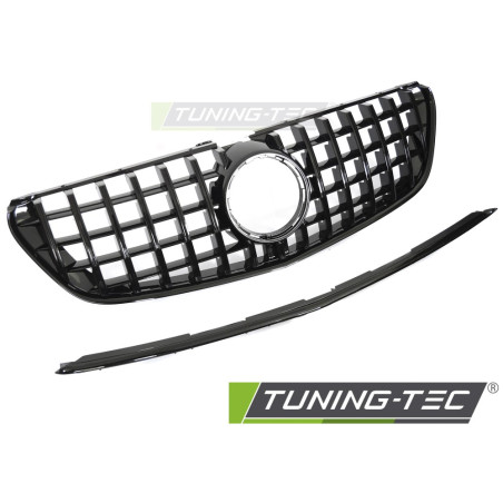 Griglia Frontale Nero Lucido Nero per Mercedes-Benz V-class W447 2014-2019 (Cod. TT-GRMEF8)