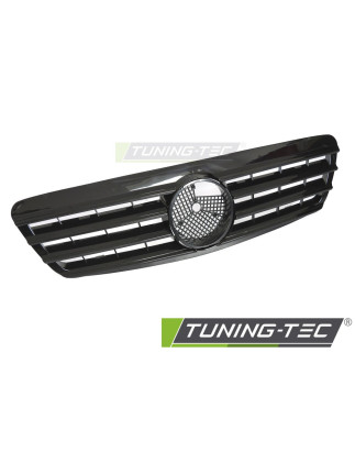 Griglia Frontale Nero Lucido Nero per Mercedes-Benz W220 1998-2002 (Cod. TT-GRMEF1)