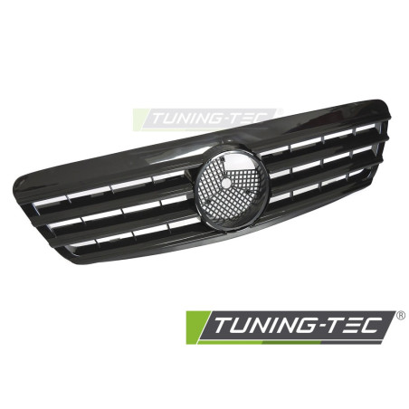 Griglia Frontale Nero Lucido Nero per Mercedes-Benz W220 1998-2002 (Cod. TT-GRMEF1)