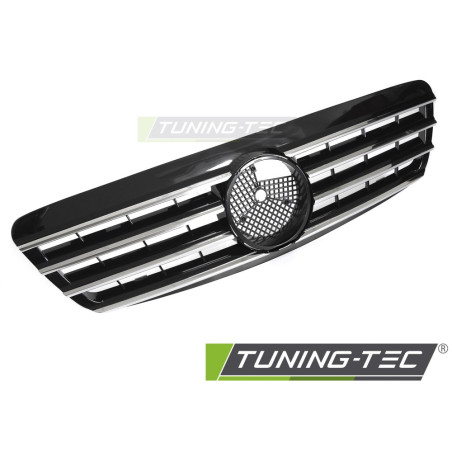 Griglia Frontale Cromato Nero per Mercedes-Benz W220 1998-2002 (Cod. TT-GRMEF0)