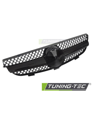 Griglia Frontale Nero Lucido Nero per Mercedes-Benz Clk W209 2003-2010 (Cod. TT-GRMEH3)