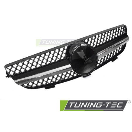 Griglia Frontale Cromato Nero per Mercedes-Benz Clk W209 2003-2010 (Cod. TT-GRMEH2)