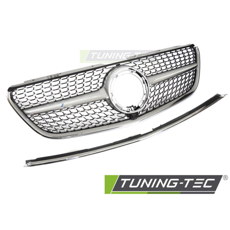 Griglia Frontale Nero per Mercedes-Benz Vito W447 2019-2023 (Cod. TT-GRMEH0)
