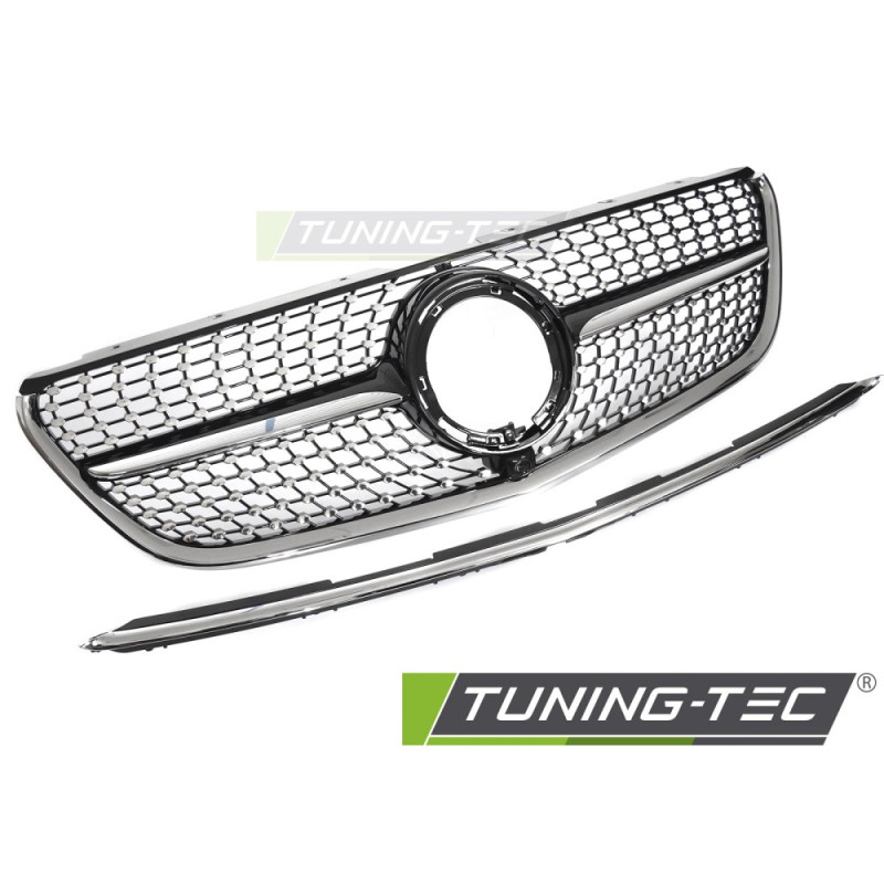 Griglia Frontale Cromato Nero per Mercedes-Benz Vito W447 2019-2023 (Cod. TT-GRMEG9)