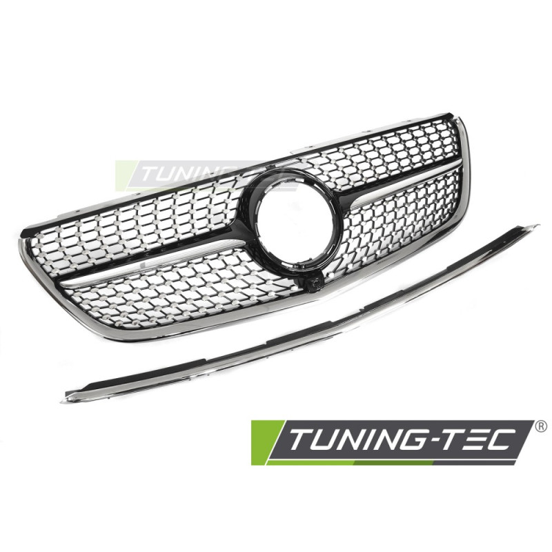 Griglia Frontale Cromato Nero per Mercedes-Benz Vito W447 2014-2019 (Cod. TT-GRMEG5)