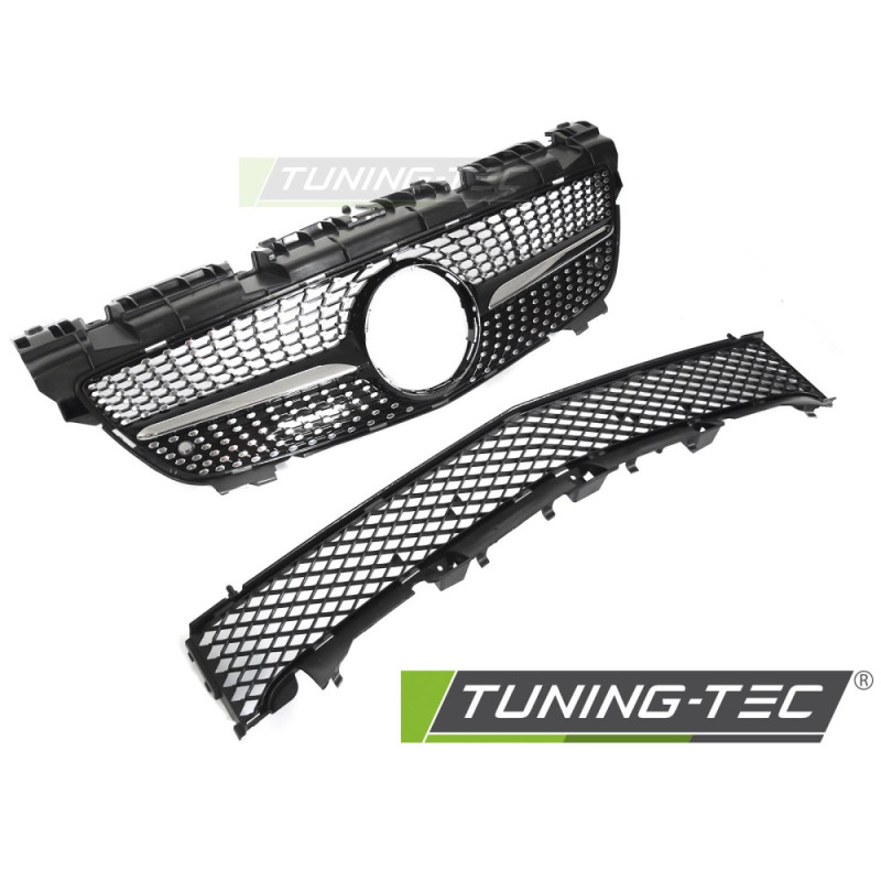 Griglia Frontale Cromato Nero per Mercedes-Benz Slk R172 2011-2015 (Cod. TT-GRMEJ1)