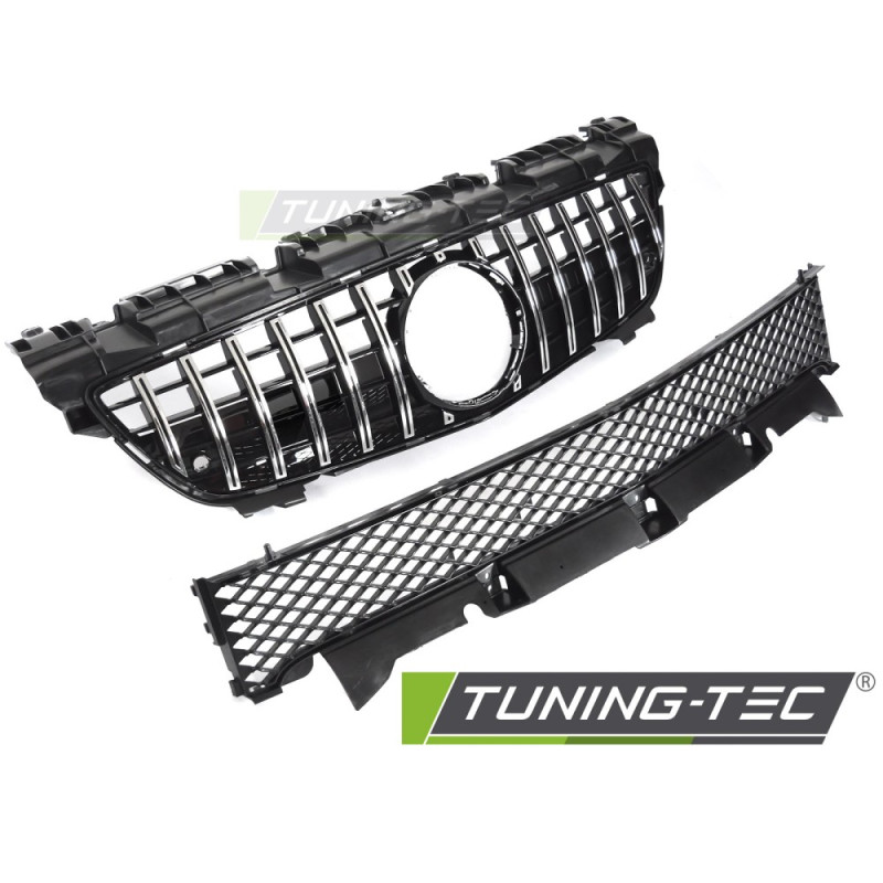 Griglia Frontale Cromato Nero per Mercedes-Benz Slk R172 2011-2015 (Cod. TT-GRMEI9)