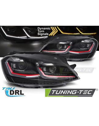 Fari Anteriori Luci Diurne DRL LED per Volkswagen Golf Vii 2013-2017 (Cod. TT-LPVX27)