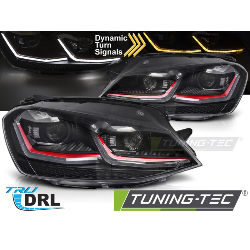 Fari Anteriori Luci Diurne DRL LED per Volkswagen Golf Vii 2013-2017 (Cod. TT-LPVX27)