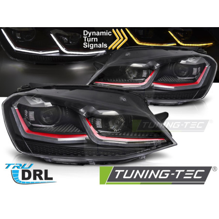 Fari Anteriori Luci Diurne DRL LED per Volkswagen Golf Vii 2013-2017 (Cod. TT-LPVX27)
