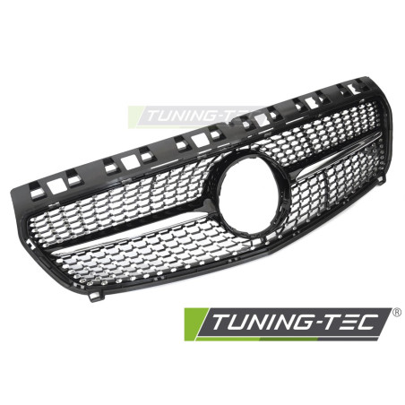 Griglia Frontale Cromato Nero per Mercedes-Benz W176 2012-2015 (Cod. TT-GRMEJ7)