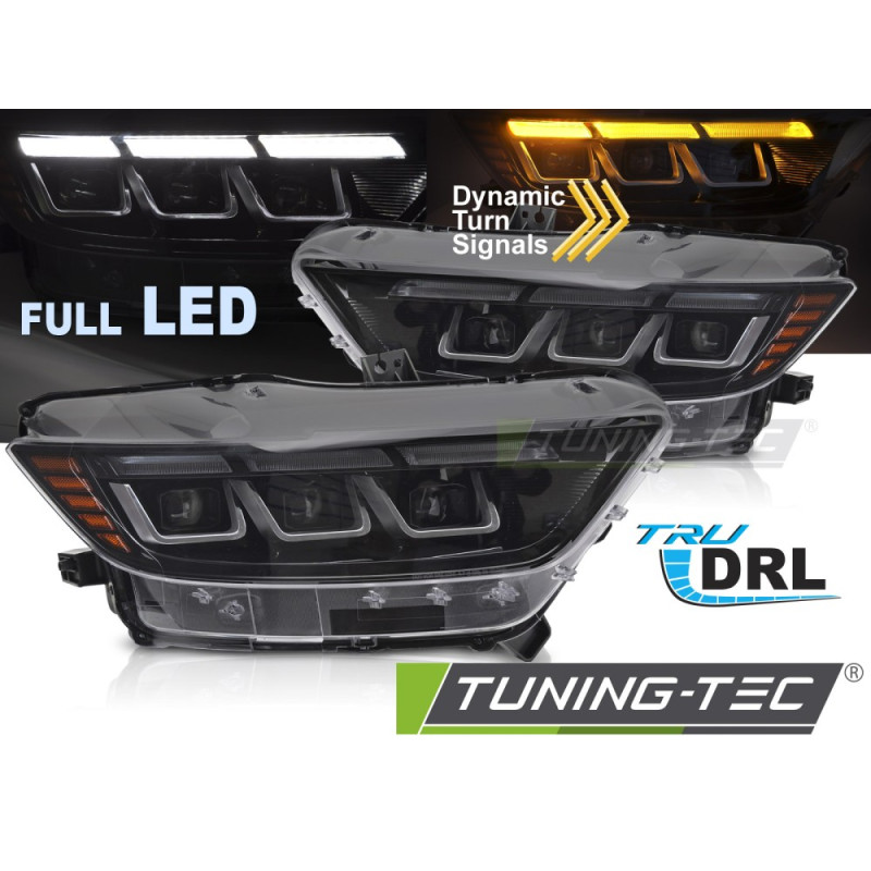 Fari Anteriori Luci Diurne DRL LED per Ford Mustang 2014-2017 (Cod. TT-LPFOD4)
