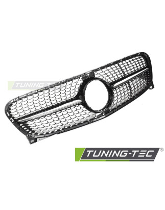Griglia Frontale Cromato Nero per Mercedes-Benz Gla X156 2013-2016 (Cod. TT-GRMEL3)