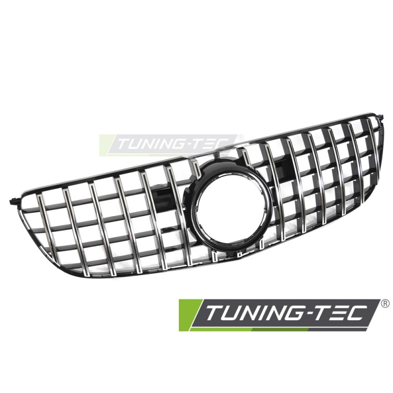 Griglia Frontale Cromato Nero per Mercedes-Benz Gls X166 2015-2019 (Cod. TT-GRMEN9)