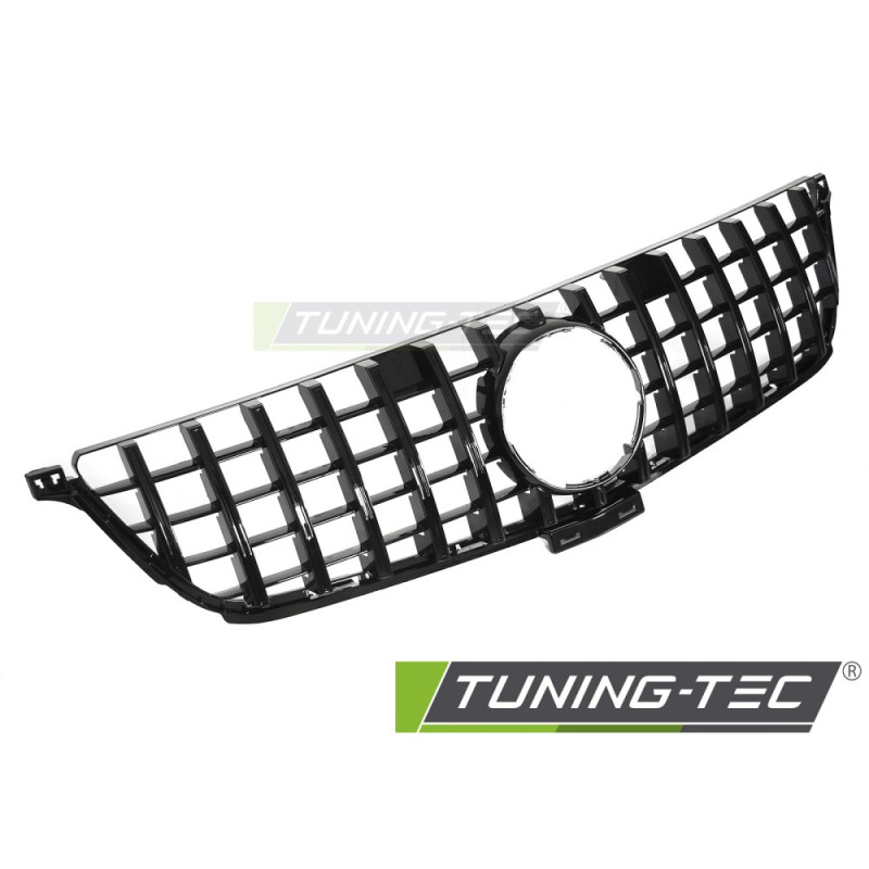 Griglia Frontale Nero Lucido Nero per Mercedes-Benz M-class W166 2011-2015 (Cod. TT-GRMEM8)
