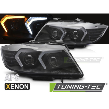 Fari Anteriori LED Nero per BMW E90/E91 Lci 2009-2011 (Cod. TT-LPBMP8)