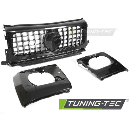 Griglia Frontale Cromato Nero per Mercedes-Benz G-class W464 2018-2024 (Cod. TT-GRMEO7)