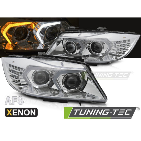 Fari Anteriori LED Cromato per BMW E90/E91 Lci 2009-2011 (Cod. TT-LPBMP7)