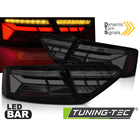 Fanali Posteriori LED Nero per Audi A5 OEM Bulb 2011-2016 (Cod. TT-LDAUK6)