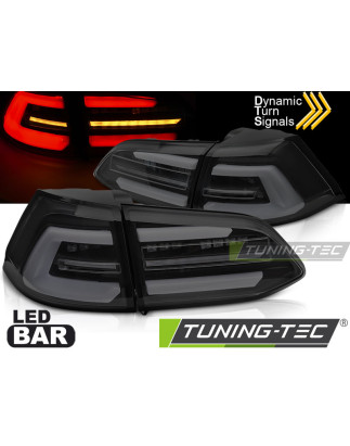 Fanali Posteriori LED Nero per Volkswagen Golf 7 Sw 2017-2019 (Cod. TT-LDVWZ6)