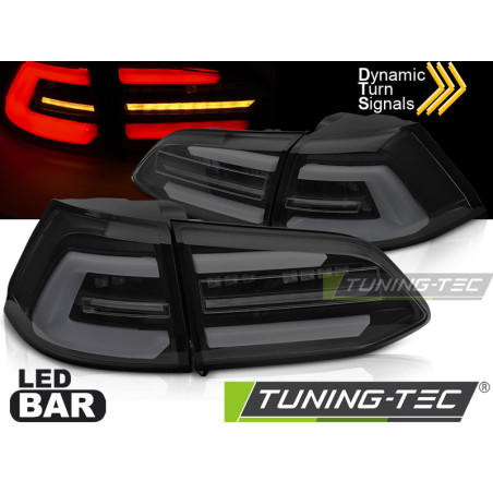 Fanali Posteriori LED Nero per Volkswagen Golf 7 Sw 2017-2019 (Cod. TT-LDVWZ6)