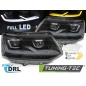 Fari Anteriori Luci Diurne DRL LED Cromato per Volkswagen T5.1 2010-2015 (Cod. TT-LPVX31)