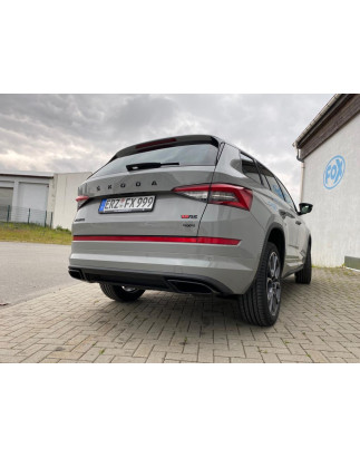 Skoda Kodiaq RS nero emallieren der originalen Terminale di scaricoe – 1 Satz – Sie senden uns I