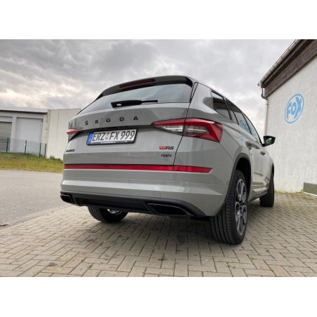 Skoda Kodiaq RS nero emallieren der originalen Terminale di scaricoe – 1 Satz – Sie senden uns I