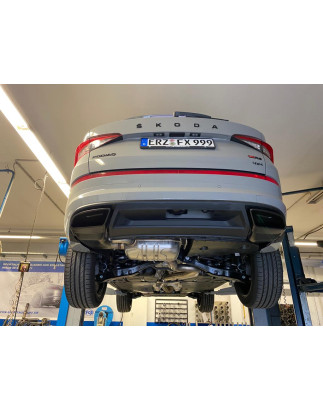 Skoda Kodiaq RS nero emallieren der originalen Terminale di scaricoe – 1 Satz – Sie senden uns I