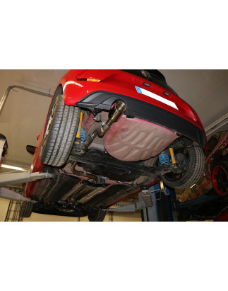 VW UP GTI silenziatore posteriore tubo system sinistro fitted of original silenziatore posteriore si