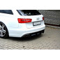 DIFFUSORE POSTERIORE & Splitters posteriori laterali Audi A6 S-Line C7 (scarico 1x2) (Cod. M-AU-A6-C