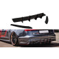 DIFFUSORE POSTERIORE & Splitters posteriori laterali Audi S6 C7 FL (Cod. M-AU-S6-C7-AV-CNC-RS1A)