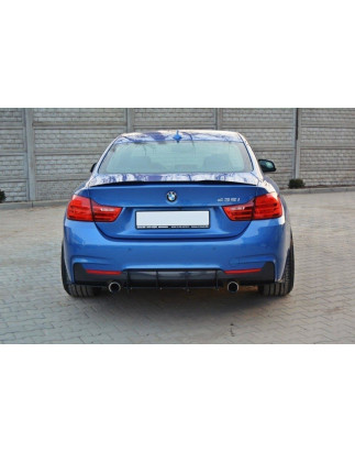 DIFFUSORE POSTERIORE & Splitters posteriori laterali for BMW 4 M-Pack F32 / F36 / F33 (Cod. M-BM-4-F
