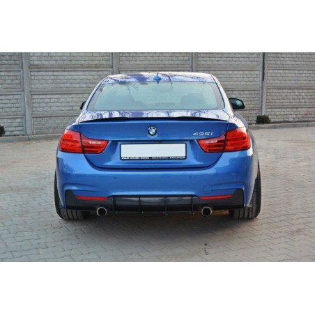 DIFFUSORE POSTERIORE & Splitters posteriori laterali for BMW 4 M-Pack F32 / F36 / F33 (Cod. M-BM-4-F