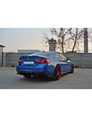 DIFFUSORE POSTERIORE & Splitters posteriori laterali for BMW 4 M-Pack F32 / F36 / F33 (Cod. M-BM-4-F