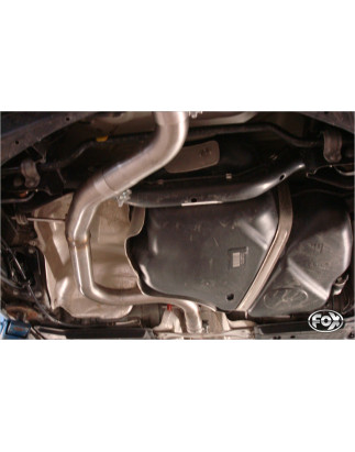 VW Golf V GTI/ Eos 1F mid silencer tubo sostitutivo Ø70mm (Cod. F-VW054010-MER)