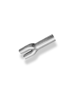 Audi S4/RS4 B5 Connecting tubo 90mm/2x76mm con adapter 2x7 (Cod. F-AU060140-VB2)