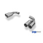 Volvo XC60 terminali di scarico destra/sinistra fitted on the serial silenziatore posteriore (Cod. F