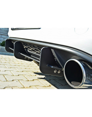 VW GOLF MK7 GTI DIFFUSORE POSTERIORE & Splitters posteriori laterali (Cod. M-VW-GO-7-GTI-CNC-RS1A)
