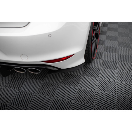 VW GOLF 7 R  DIFFUSORE POSTERIORE & Splitters posteriori laterali (Cod. M-VW-GO-7-R-HB-CNC-RS1A)