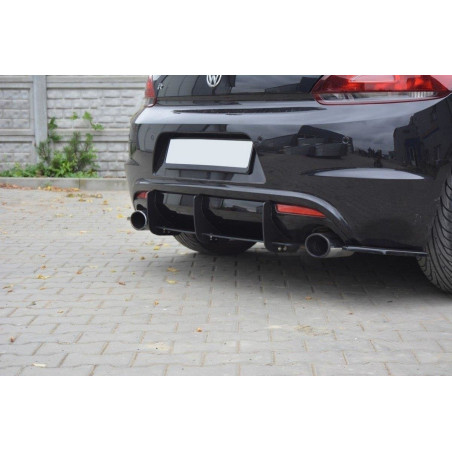 VW SCIROCCO R DIFFUSORE POSTERIORE & Splitters posteriori laterali (Cod. M-VW-SC-3-R-CNC-RS1A)