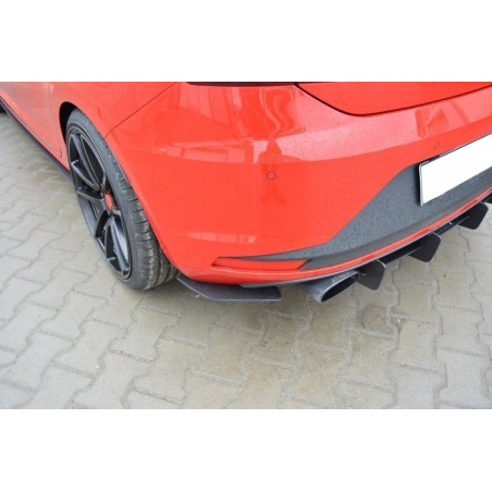 SEAT LEON III CUPRA DIFFUSORE POSTERIORE & Splitters posteriori laterali (Cod. M-SE-LE-3-CU-CNC-RS1A