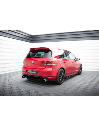 VW GOLF VI GTI / 35TH Sottoparaurti posteriore & Splitters posteriori laterali (Cod. M-VW-GO-6-GTI-C