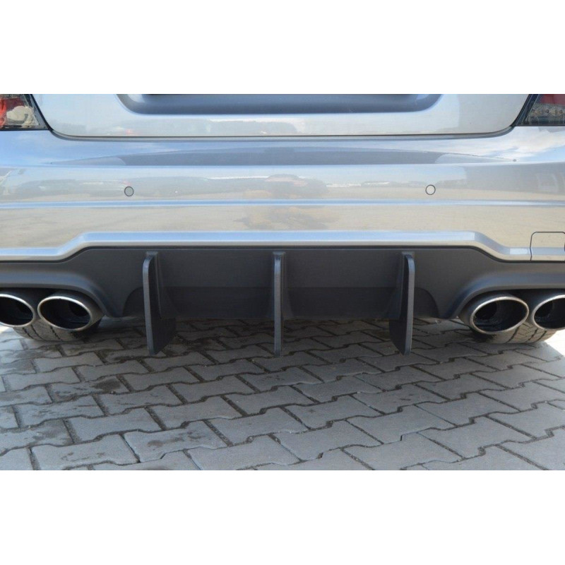 DIFFUSORE POSTERIORE v.1 Mercedes C W204 AMG-Line (FACELIFT) (Cod. M-MEC204AMGLINECNC-RS2B)