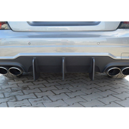 DIFFUSORE POSTERIORE v.1 Mercedes C W204 AMG-Line (FACELIFT) (Cod. M-MEC204AMGLINECNC-RS2B)