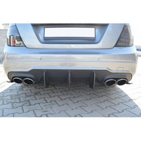 DIFFUSORE POSTERIORE v.2 Mercedes C W204 AMG-Line (FACELIFT) (Cod. M-MEC204AMGLINECNC-RS3B)