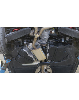 Audi A4 quattro B9 Mid silencer (Cod. F-AU121000-MSD)