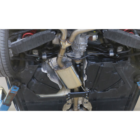 Audi A4 quattro B9 Mid silencer (Cod. F-AU121000-MSD)